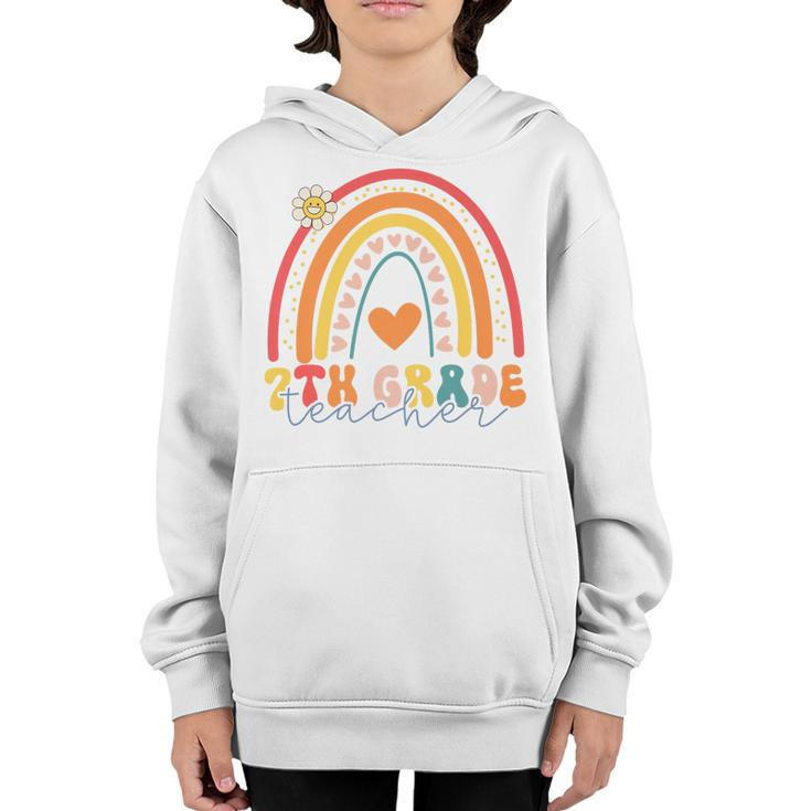 Seventh Grade Vibes - 7Th Grade Team Retro 1St Day Of School Youth Hoodie