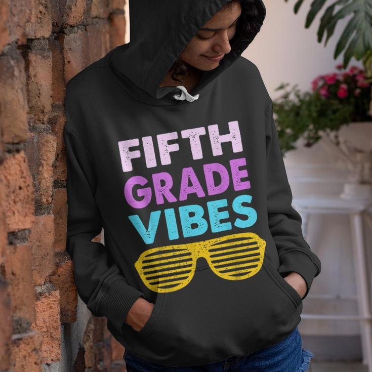 Back To School 5Th Grade Vibes First Day Of School 5Th Grade Youth Hoodie