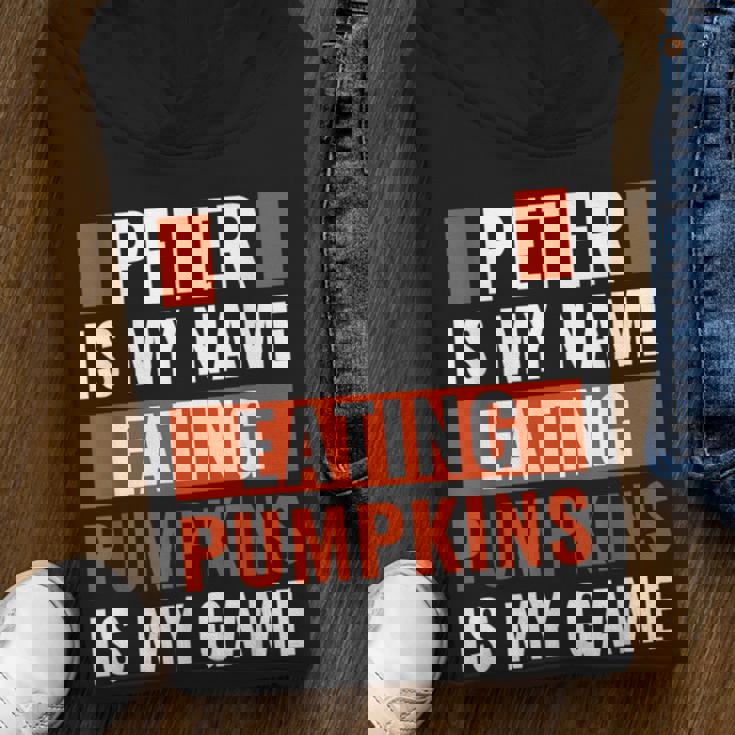 Halloween Peter Is My Name Eating Pumpkins Is My Game Costum Youth Hoodie