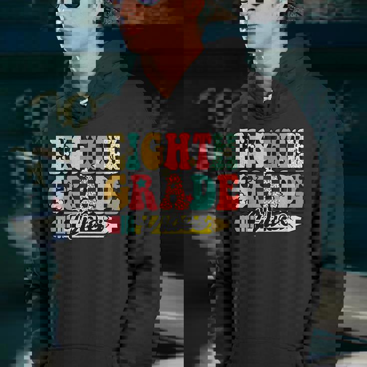 Eighth Grade Vibes Back To School Groovy 8Th Grade Groovy Gifts Youth Hoodie