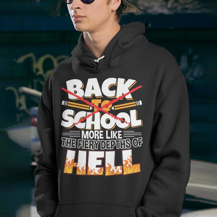 Funny Back To School More Like The Fiery Depths Of Hell  Youth Hoodie