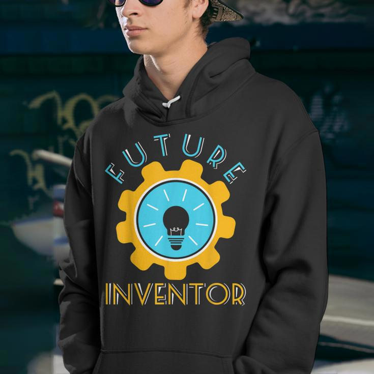 Future Inventor Future Scientist Squad Lightbulb Creator Kid Youth Hoodie