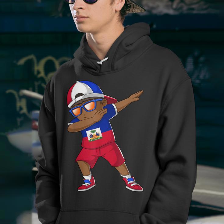 Haitian Boy Haiti Kid Patriotism Roots Heritage Youth Hoodie