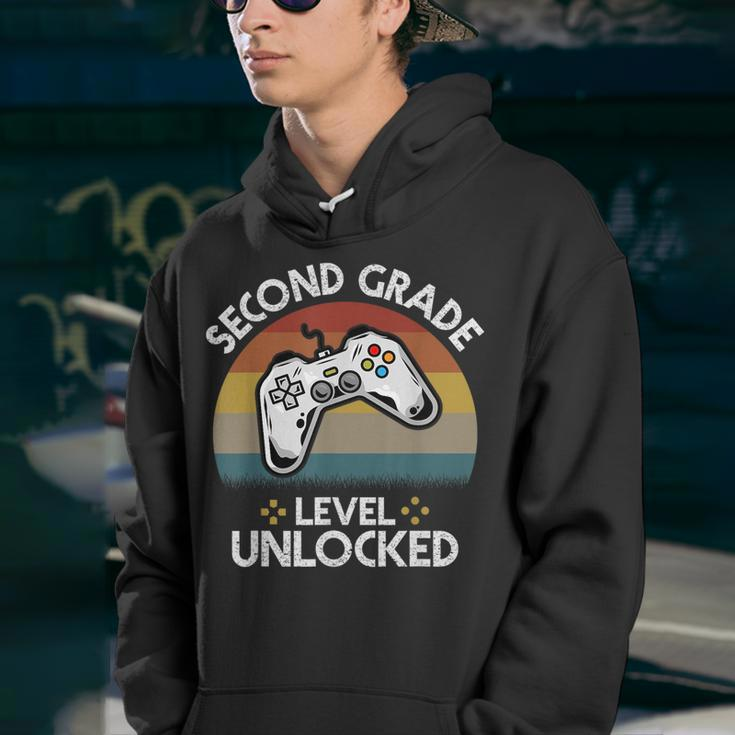Second Grade Level Unlocked Video Game Back To School Youth Hoodie