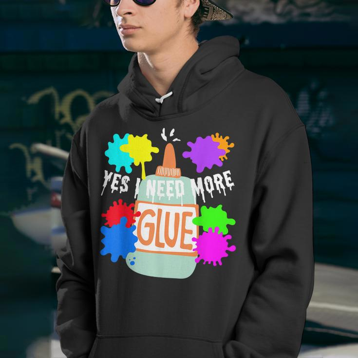 Yes I Need More Glue Funny Kids Maker Diy Slime Lovers Gift Youth Hoodie