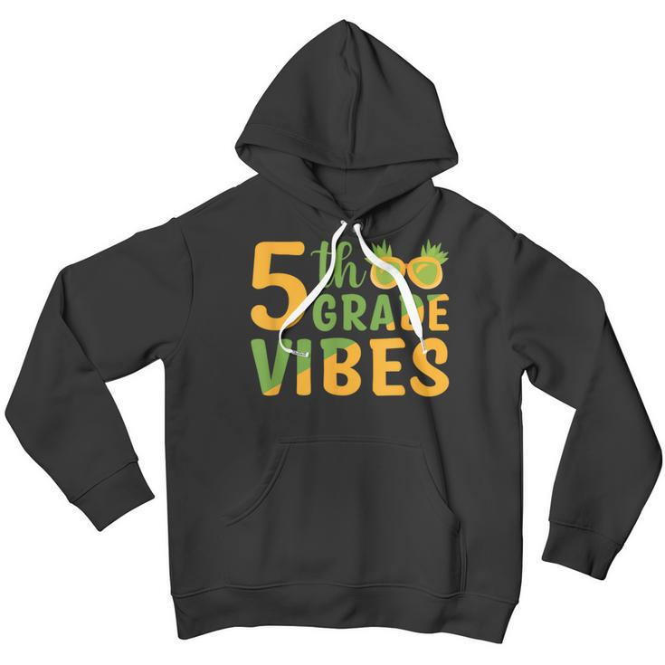 5Th Grade Vibes Back To School 5Th Gifts Youth Hoodie