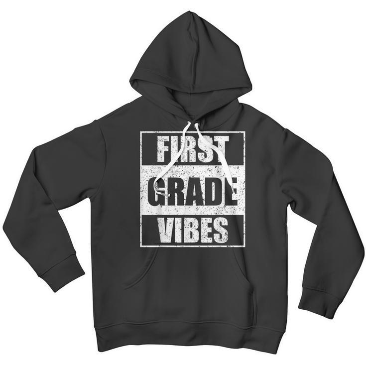 Back To School 1St Grade Vibes First Day Of School Teachers Youth Hoodie