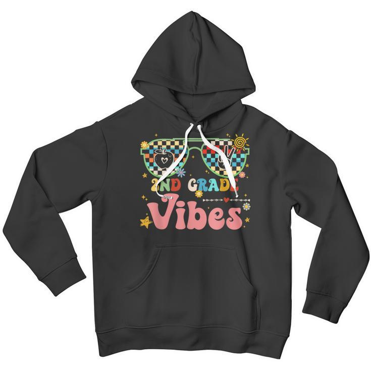 First Day Of 2Nd Grade Vibes Team Retro Back To School Retro Gifts Youth Hoodie