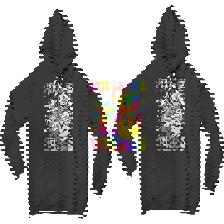 Groovy 8Th Grade Vibes Tie Dye Boys Girls Back To School Groovy Gifts Youth Hoodie