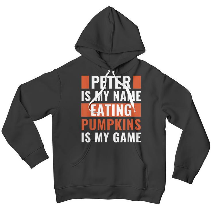 Halloween Peter Is My Name Eating Pumpkins Is My Game Costum Youth Hoodie