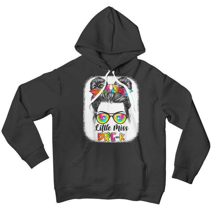Happy First Day Of School Little Miss Pre-K For Student Girl Youth Hoodie