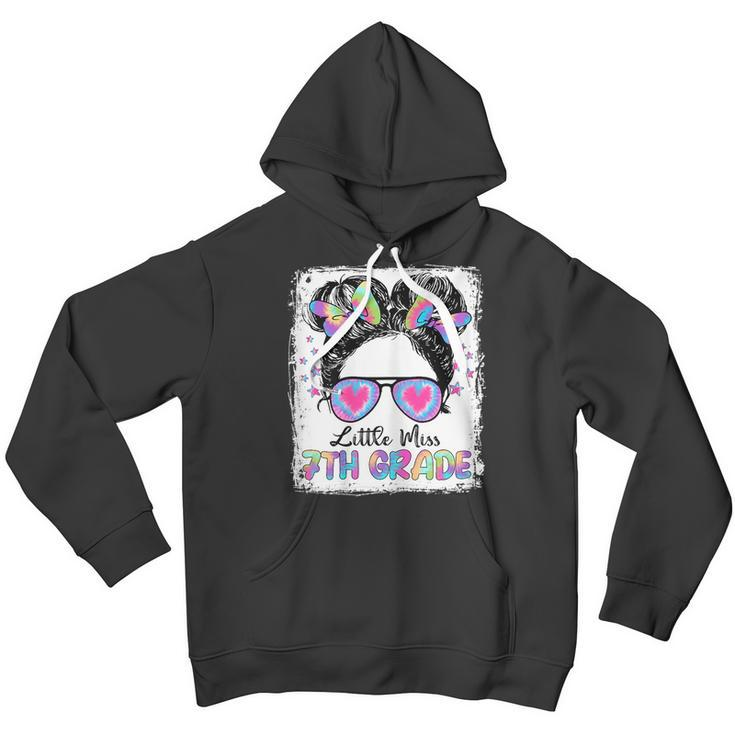 Little Miss 7Th Grade Girls Back To School 7Th Grade Youth Hoodie