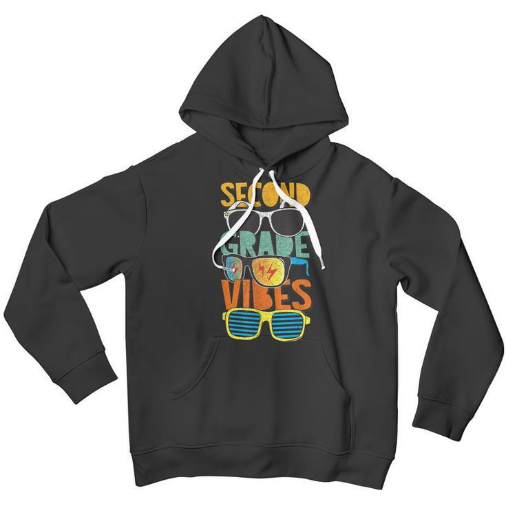 Second Grade Vibes Team 2Nd Grade Retro 1St Day Of School Retro Gifts Youth Hoodie
