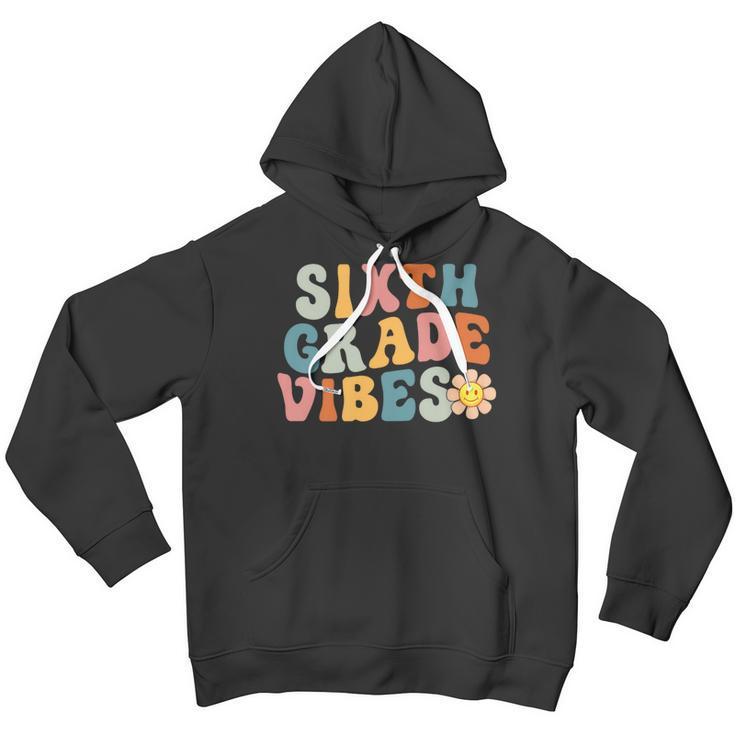 Sixth Grade Vibes 6Th Grade Team Retro 6Th Day Of School Youth Hoodie