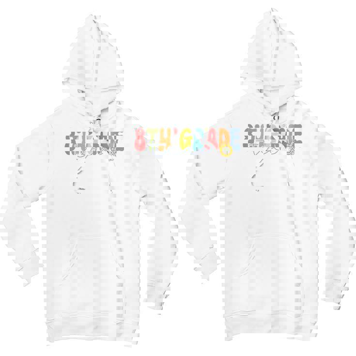 Back To School Eighth Grade Vibes Retro 8Th Grade Team Retro Gifts Youth Hoodie
