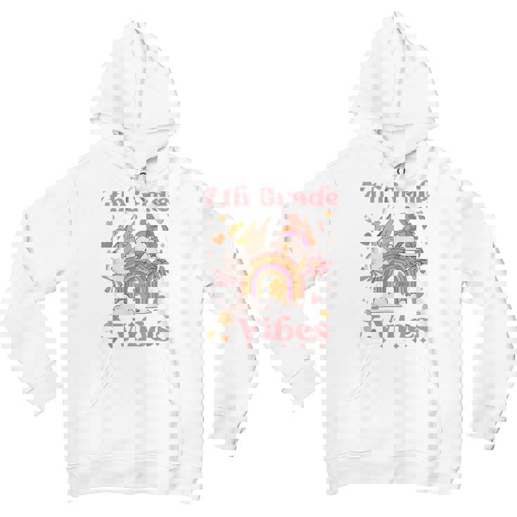 Seventh Grade Vibes Retro 7Th Grade Back To School First Day Retro Gifts Youth Hoodie