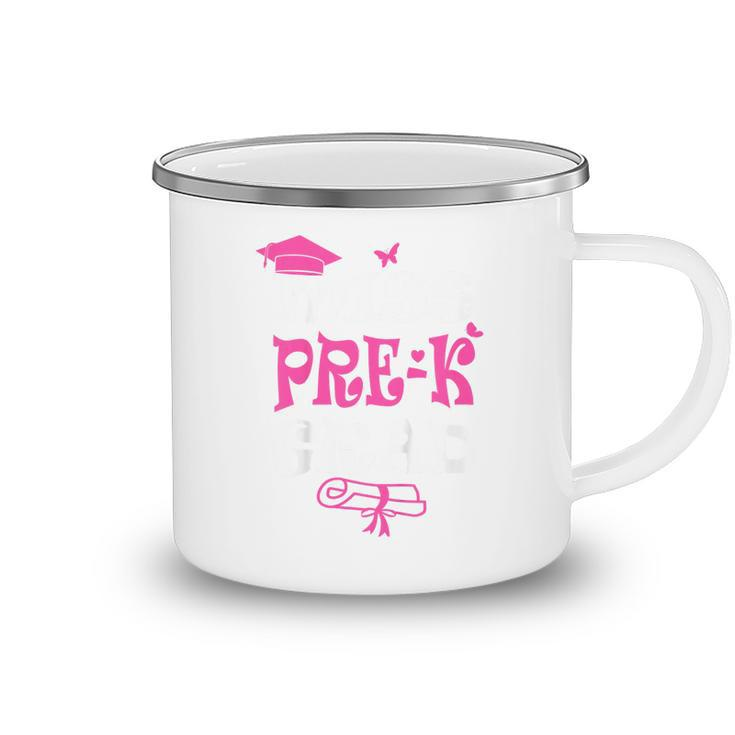 Kids Miss Pre K Grad Cute 2023 Girls Graduation  Camping Mug