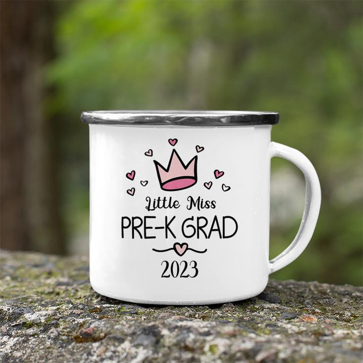 Kids Little Miss Pre-K Grad Preschool Prek Graduation Camping Mug