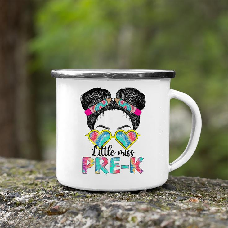 Little Miss Pre-K Girls Back To School 2022 Pre-K Preschool Camping Mug