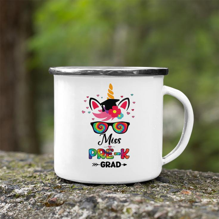 Unicorn Miss Pre-K Grad With Glasses Preschool Graduation Unicorn Funny Gifts Camping Mug