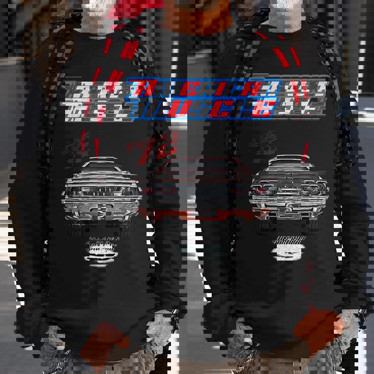 1972 ChallengerHot RodMuscle CarMagnumRT Se440Rally Sweatshirt Gifts for Old Men