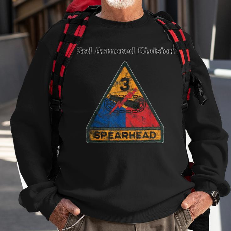 3Rd Armored Division Distress Color Spearhead Sweatshirt Gifts for Old Men