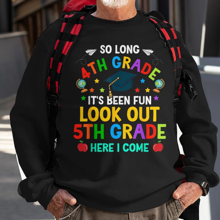4Th Grade 5Th Here I Come First Day Back To School Kids Sweatshirt Gifts for Old Men
