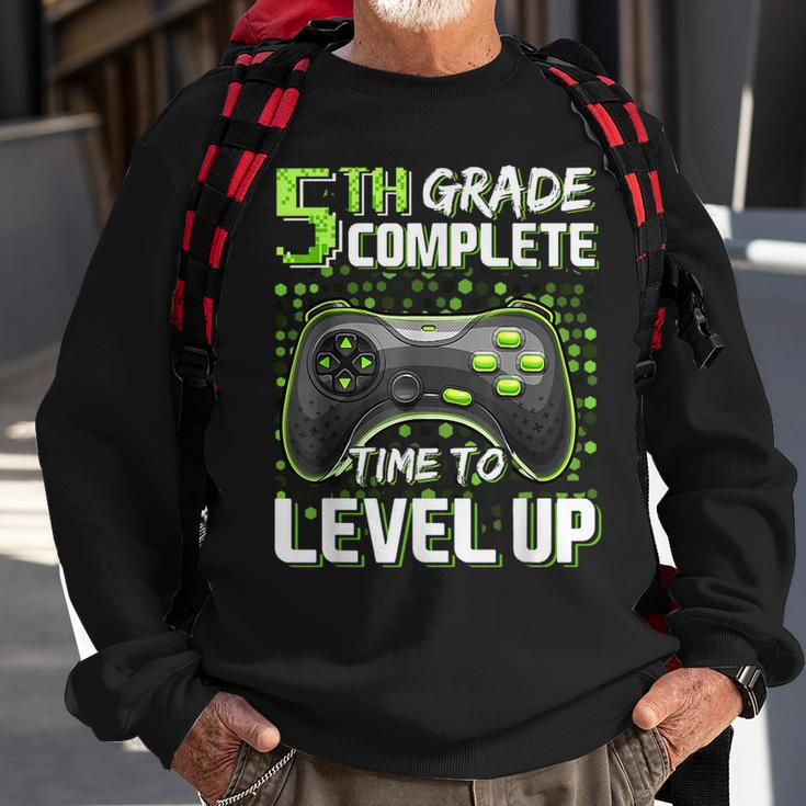 5Th Grade Complete Time To Level Up Happy Last Day Of School Sweatshirt Gifts for Old Men
