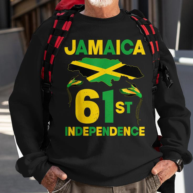 61St Jamaica Independence Day Since 1962 Doctor Bird Lover Doctor Funny Gifts Sweatshirt Gifts for Old Men