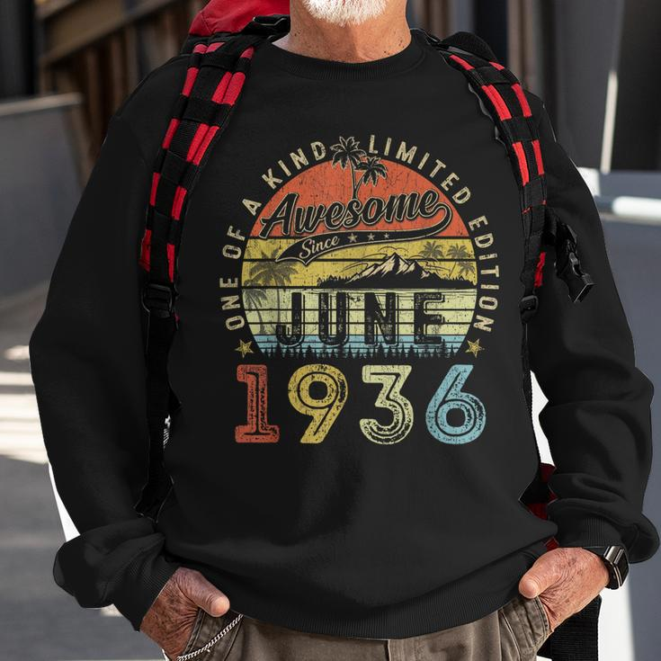 87 Year Old Awesome Since June 1936 87Th Birthday Sweatshirt Gifts for Old Men