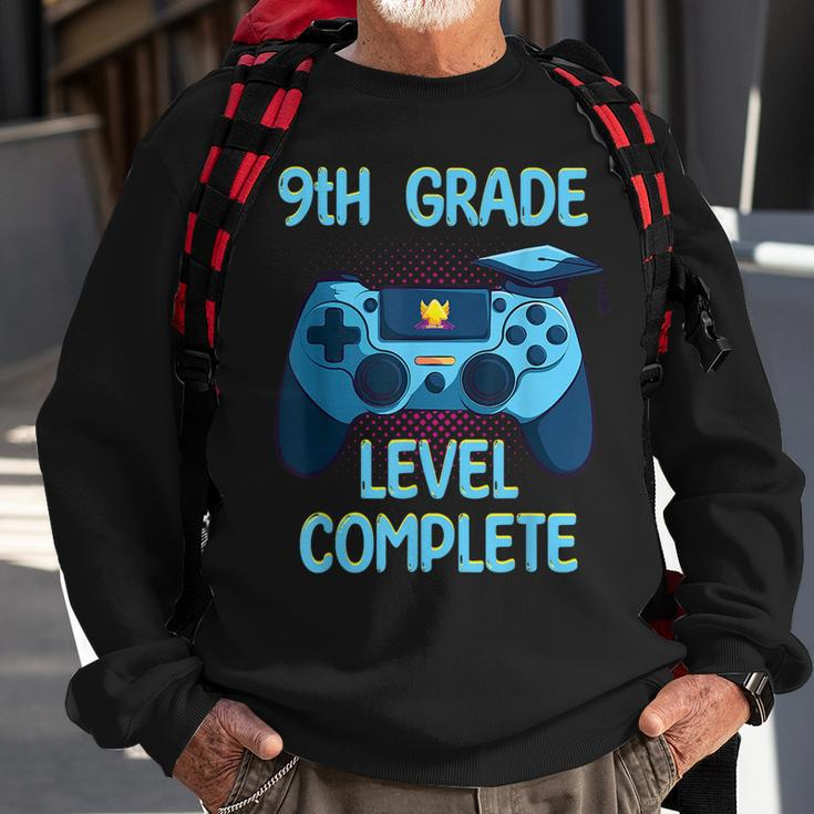 9Th Grade Level Complete Last Day Of School Funny Graduation Sweatshirt Gifts for Old Men