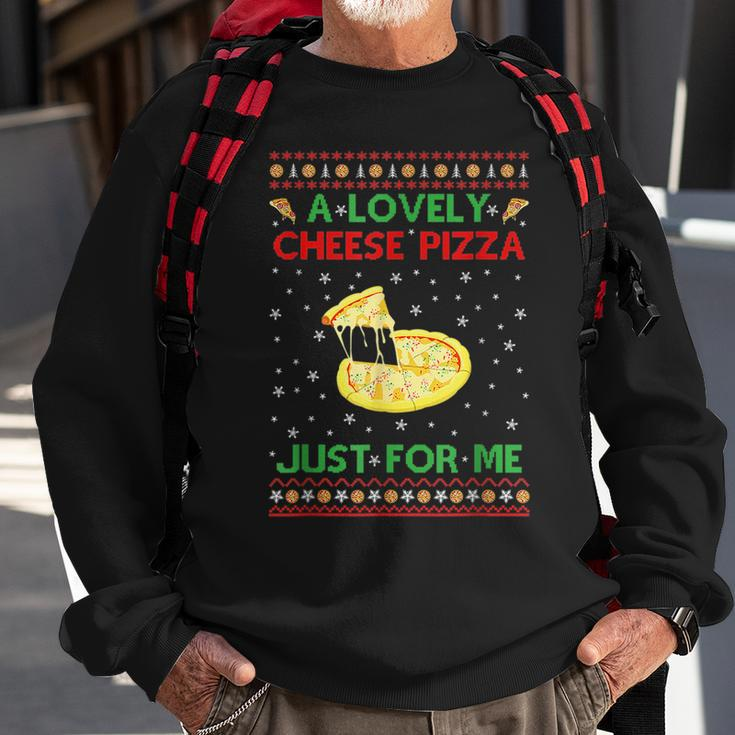 A Lovely Cheese Pizza Alone Funny Kevin X Mas Home Pizza Funny Gifts Sweatshirt Gifts for Old Men