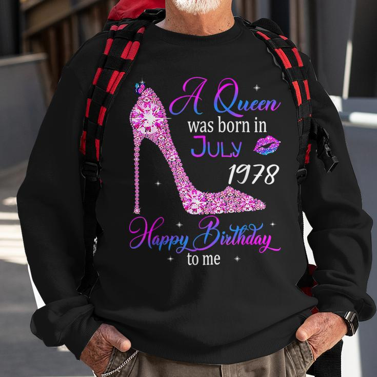 A Queen Was Born In July 1978 Happy 45Th Birthday To Me Sweatshirt Gifts for Old Men
