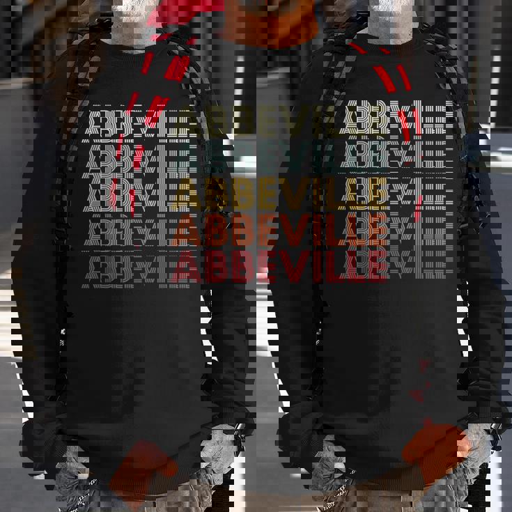 Abbeville Alabama Abbeville Al Retro Vintage Text Sweatshirt Gifts for Old Men