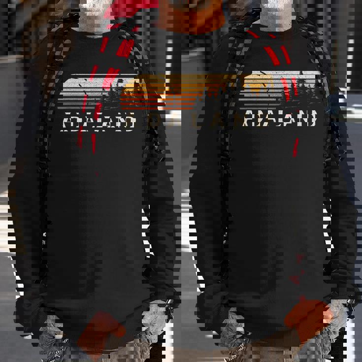 Adaland Wv Vintage Evergreen Sunset Eighties Retro Sweatshirt Gifts for Old Men Adaland Wv Vintage Evergreen Sunset Eighties Retro Sweatshirt Gifts for Old Men