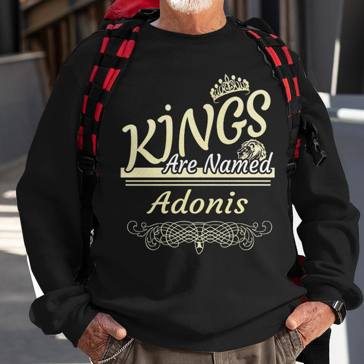 Adonis Name Gift Kings Are Named Adonis Sweatshirt Gifts for Old Men