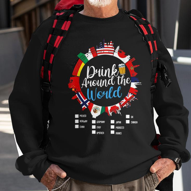Adult Vacation Drinking Countries International National Sweatshirt Gifts for Old Men