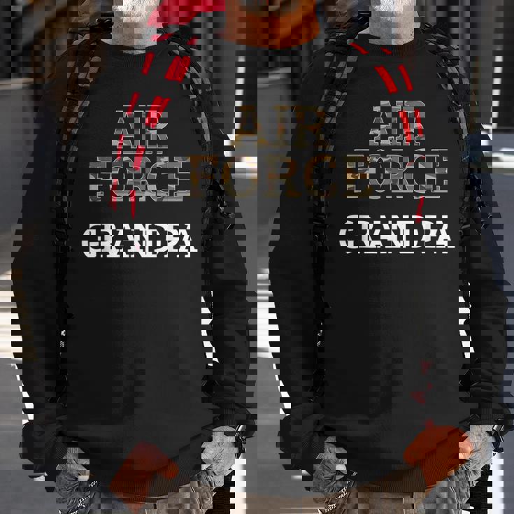 Air Force Grandpa Military Family Gift Air Force Family Sweatshirt Gifts for Old Men