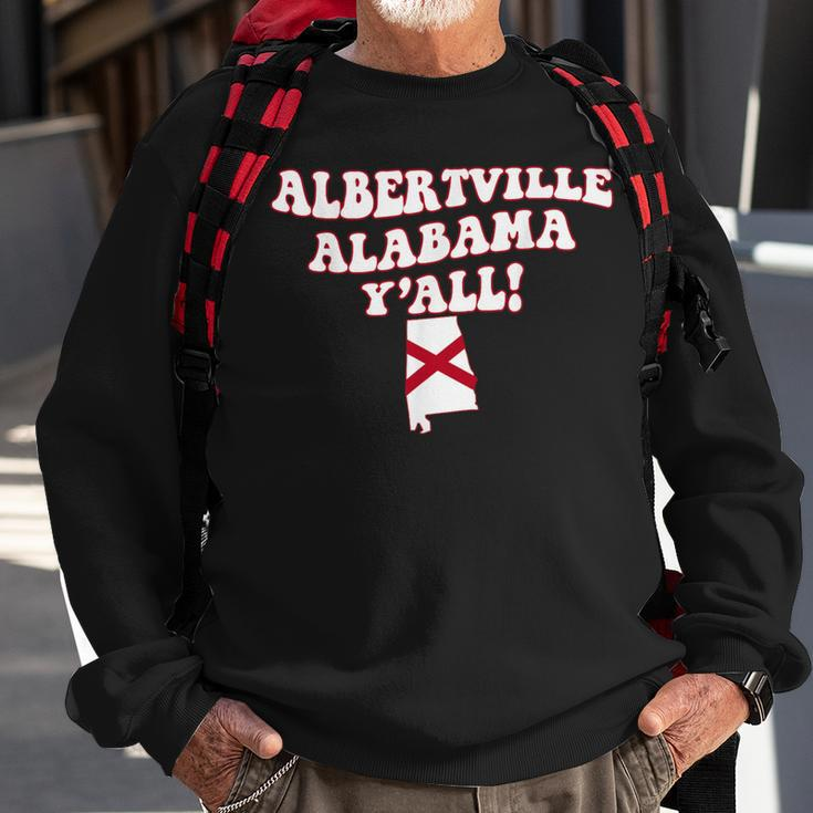 Albertville Alabama Y'all Al Southern Vacation Sweatshirt Gifts for Old Men