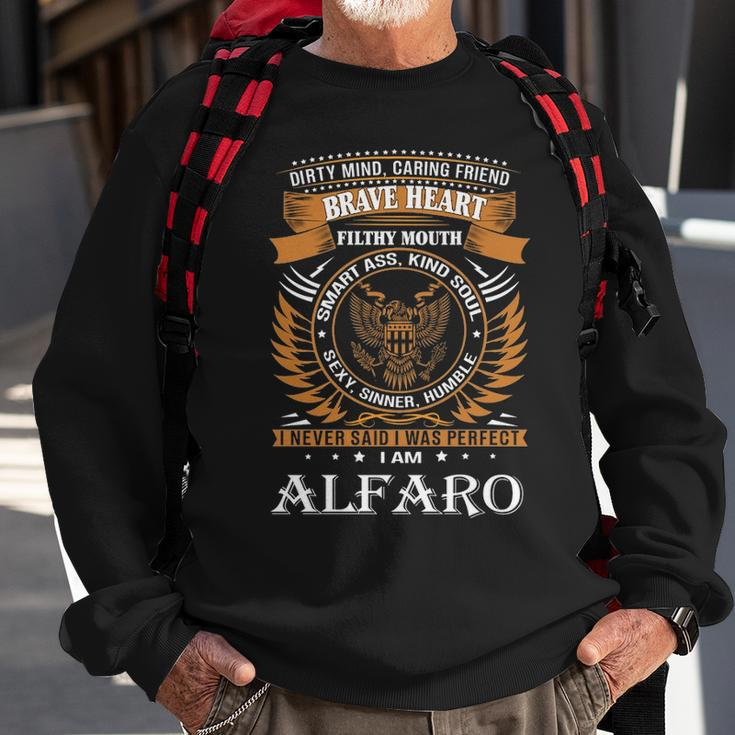 Alfaro Name Gift Alfaro Brave Heart Sweatshirt Gifts for Old Men