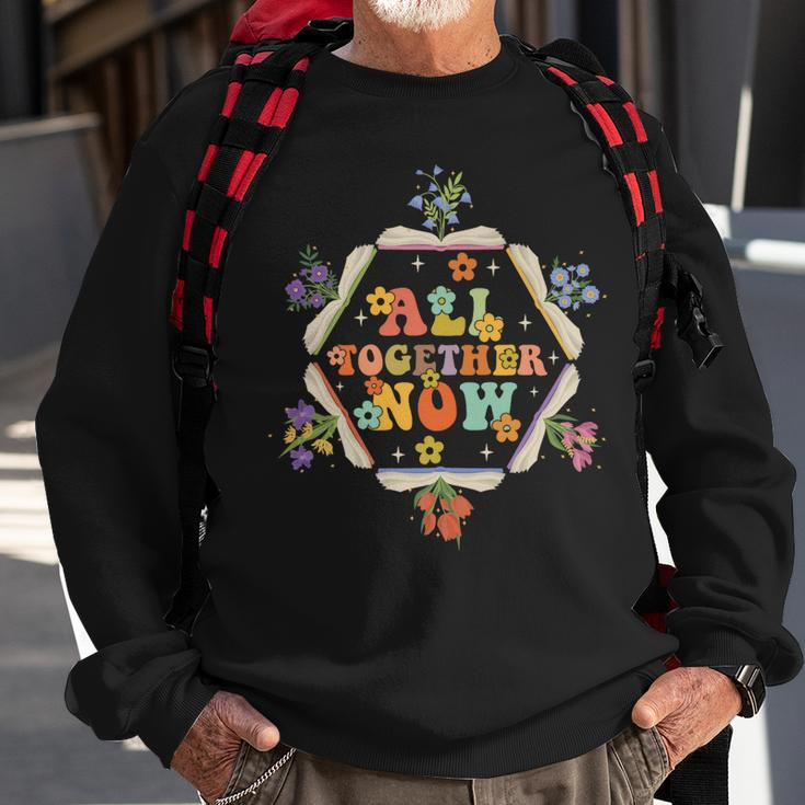 All Together Now Summer Reading Program 2023 Books Lovers Sweatshirt Gifts for Old Men