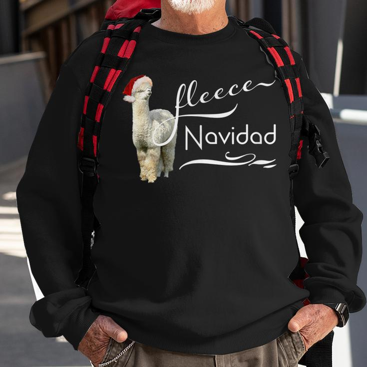 Alpaca Fleece Navidad ChristmasSweatshirt Gifts for Old Men