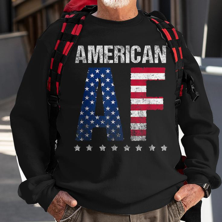 American Af 4Th Of July Funny Novelty Design For Merica Sweatshirt Gifts for Old Men