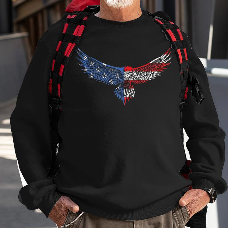 American Flag Eagle Mullet Patriotic For Men Sweatshirt Gifts for Old Men