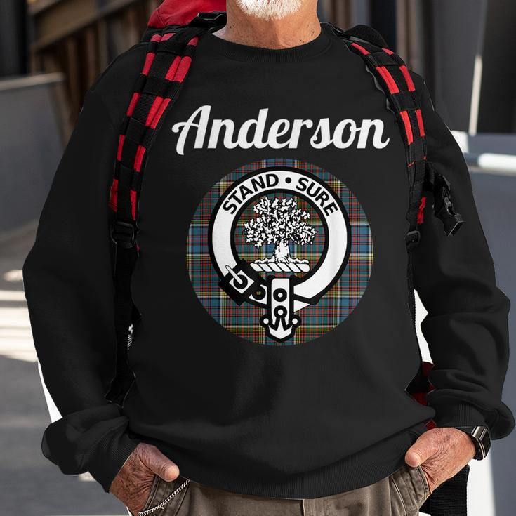 Anderson Clan Scottish Name Coat Of Arms Tartan Anderson Funny Gifts Sweatshirt Gifts for Old Men