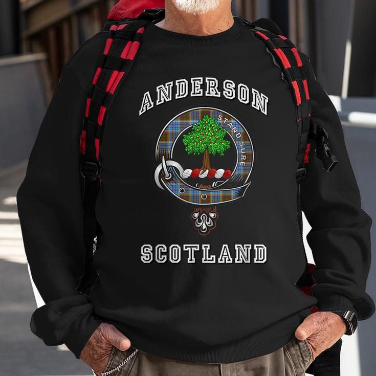 Anderson Tartan Clan Badge Athletic Style Anderson Funny Gifts Sweatshirt Gifts for Old Men