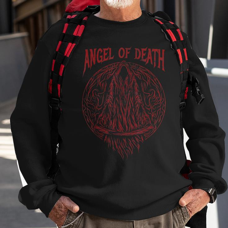 Angel Of Death Gothic Occultism Costume For Goth Lovers Goth Sweatshirt Gifts for Old Men