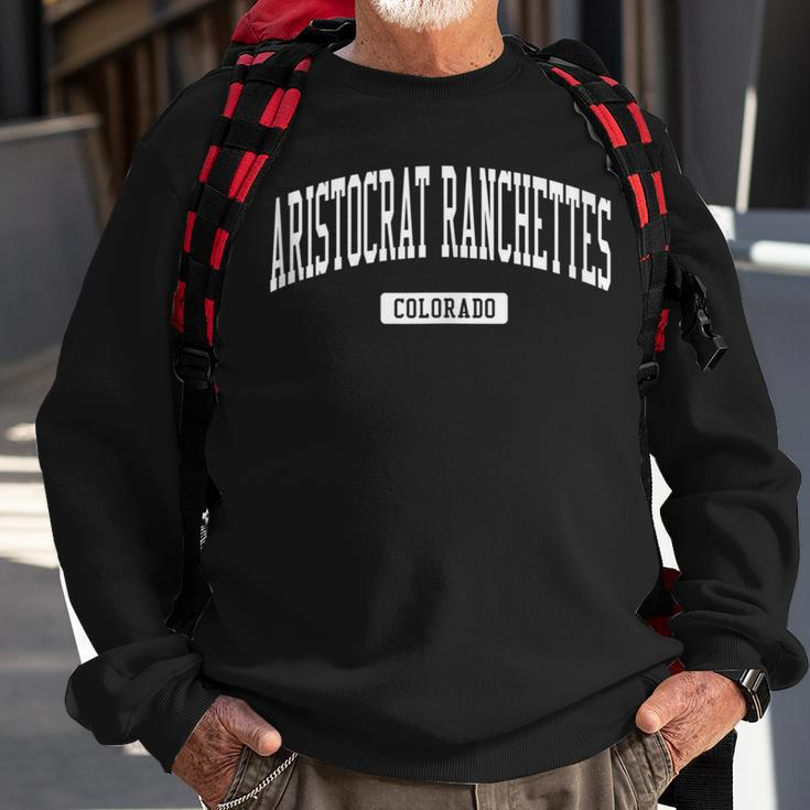 Aristocrat Ranchettes Colorado Co College University Sports Sweatshirt Gifts for Old Men