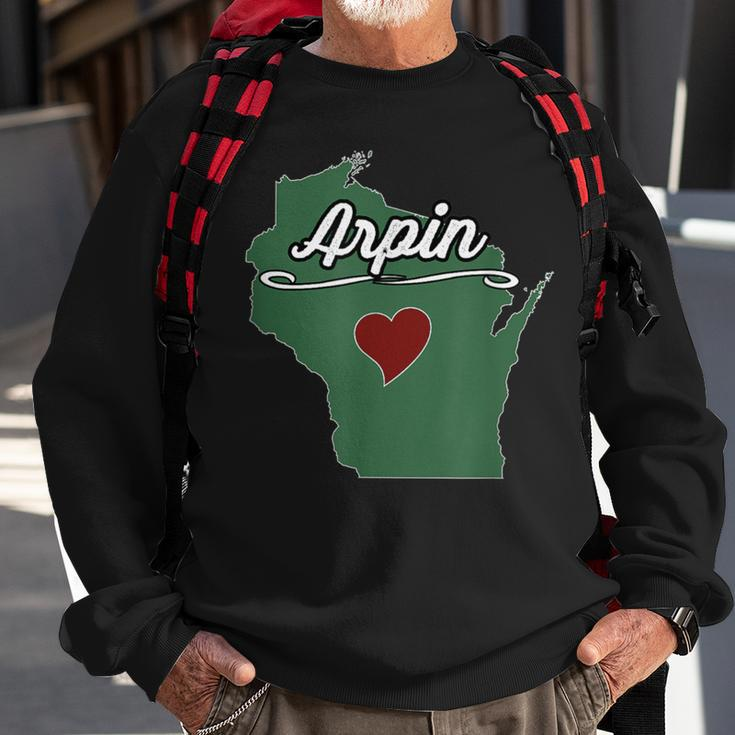 Arpin Wisconsin Wi Usa City State Souvenir Sweatshirt Gifts for Old Men