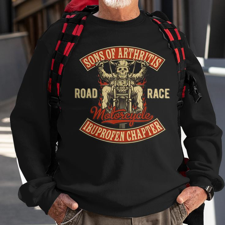 Arthritis Biker Motorcycle Gang Sweatshirt Gifts for Old Men